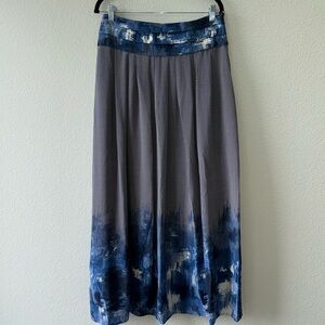 Lyon Viscose Maxi Skirt Geometrical Size 12 NWOT